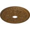 Ekena Millwork Bristol Ceiling Medallion (Canopies up to 3 7/8"), 23 1/2"OD x 3 7/8"ID x 1"P, Smokey Topaz Crackle CM23BISTC - alternate 4